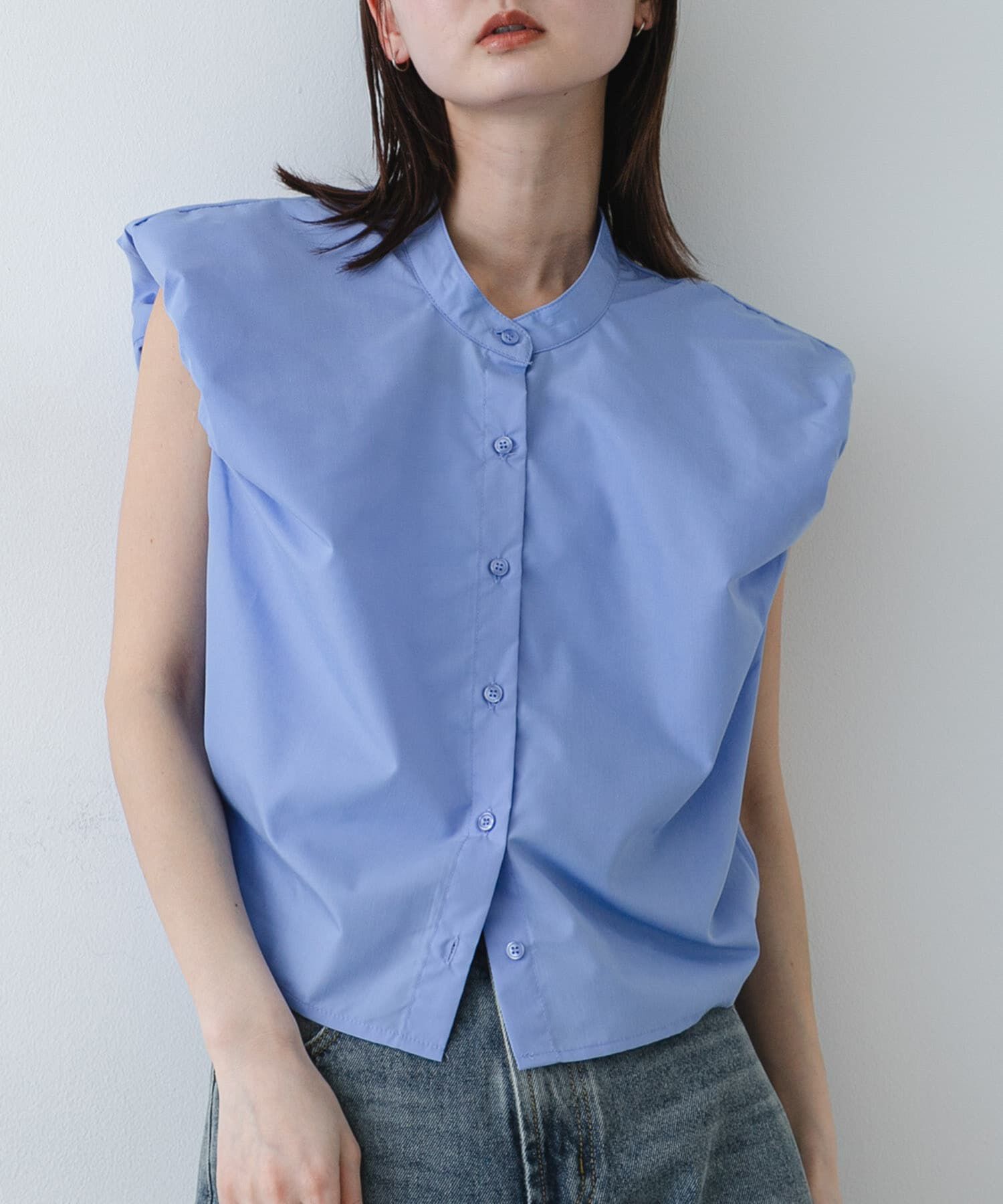 SENSE OF PLACE by URBAN RESEARCH「ブロードパフショルダーブラウス」|シャツ・ブラウス|