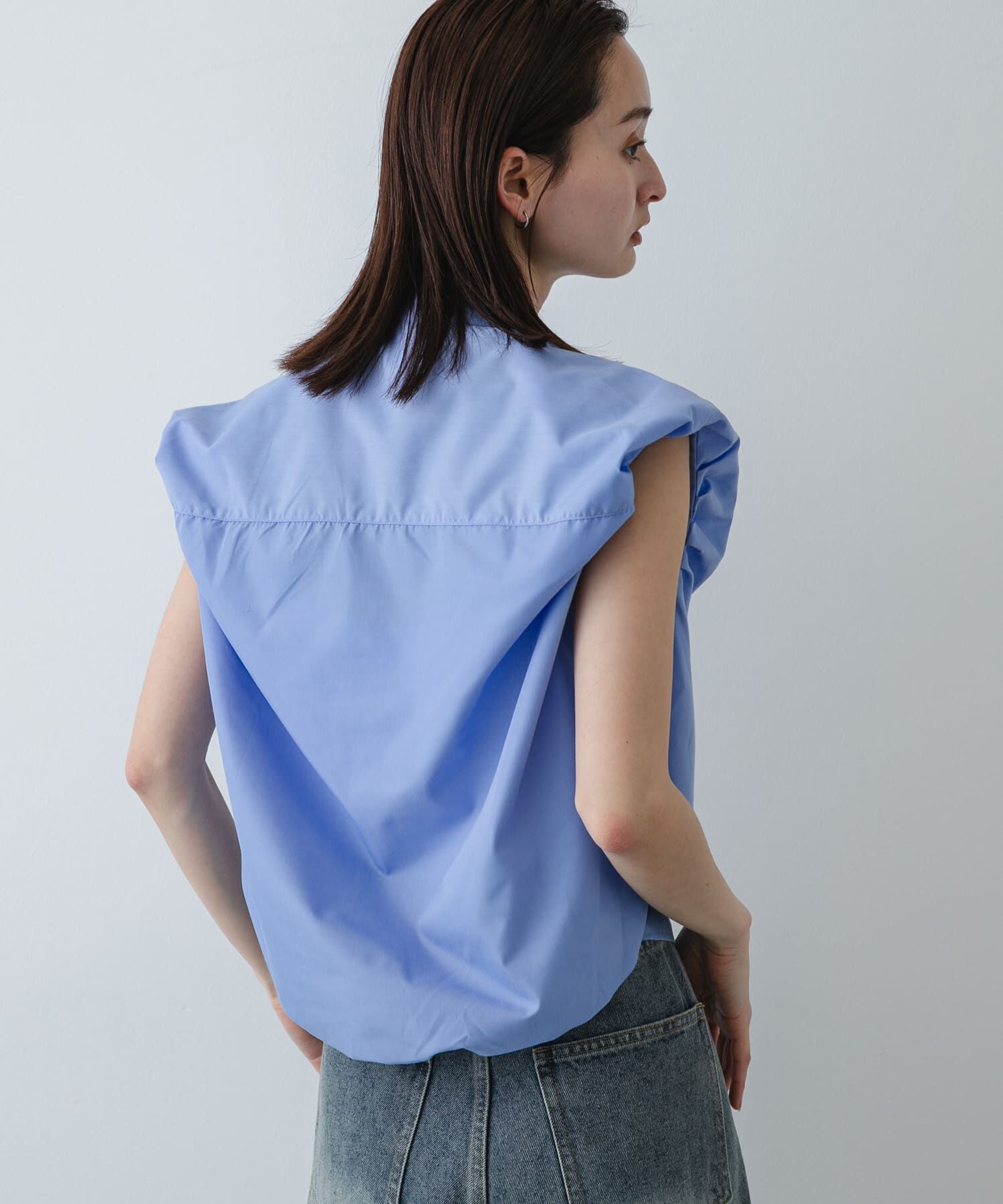 SENSE OF PLACE by URBAN RESEARCH「ブロードパフショルダーブラウス」|シャツ・ブラウス|