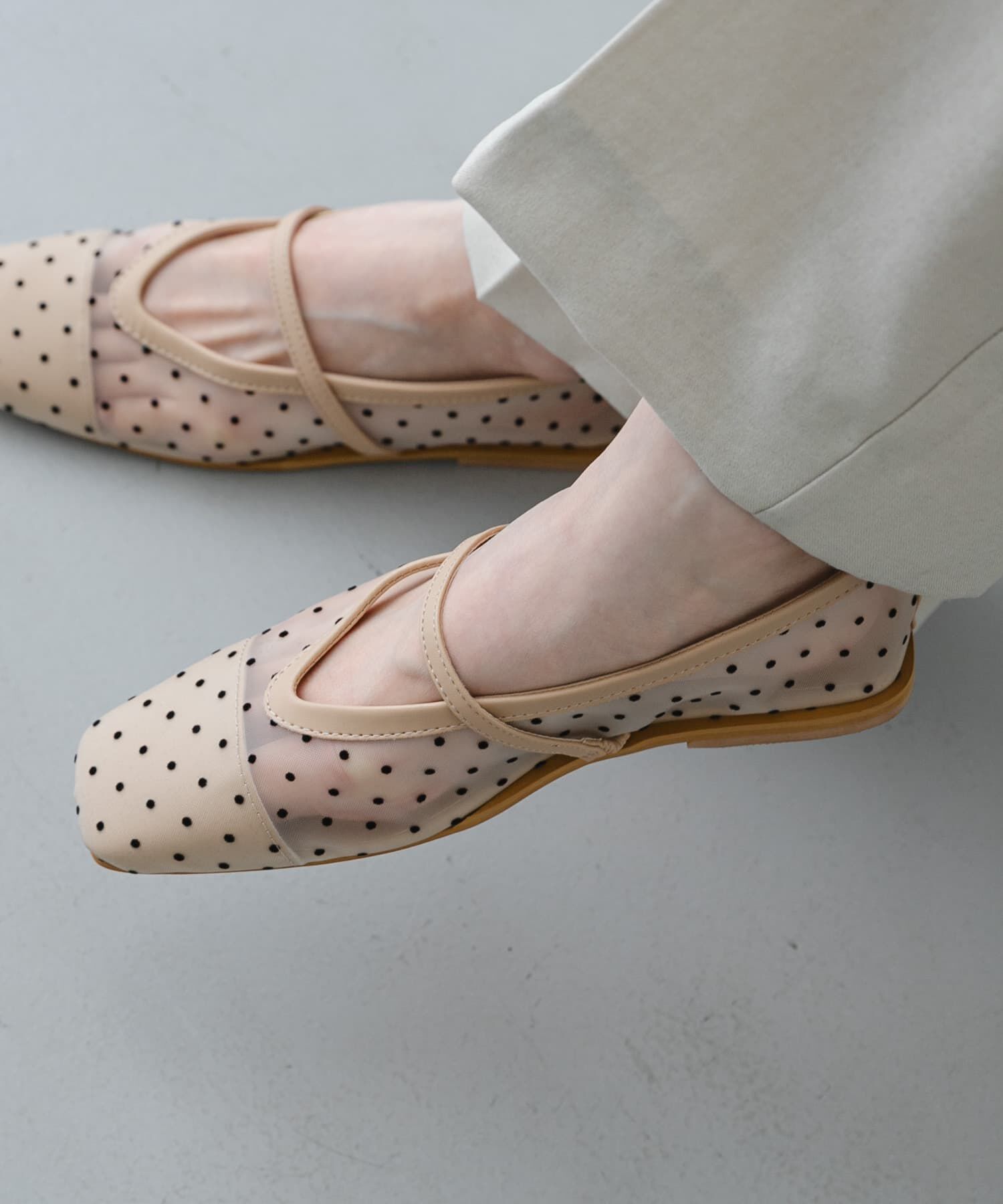 SENSE OF PLACE by URBAN RESEARCH「シアードットフラットパンプス」|パンプス|