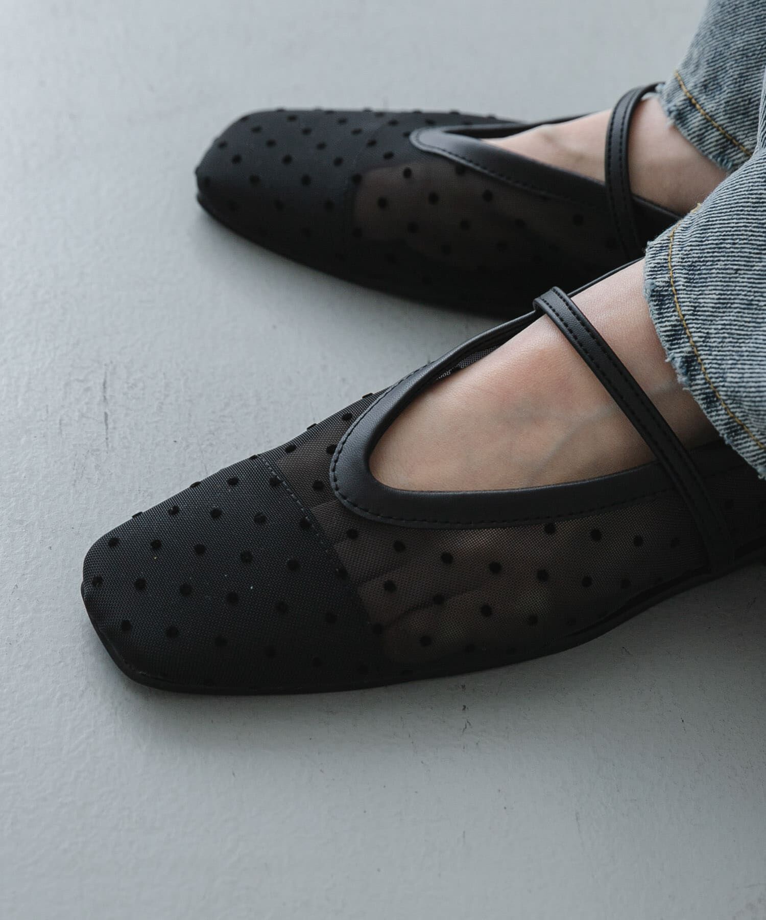 SENSE OF PLACE by URBAN RESEARCH「シアードットフラットパンプス」|パンプス|