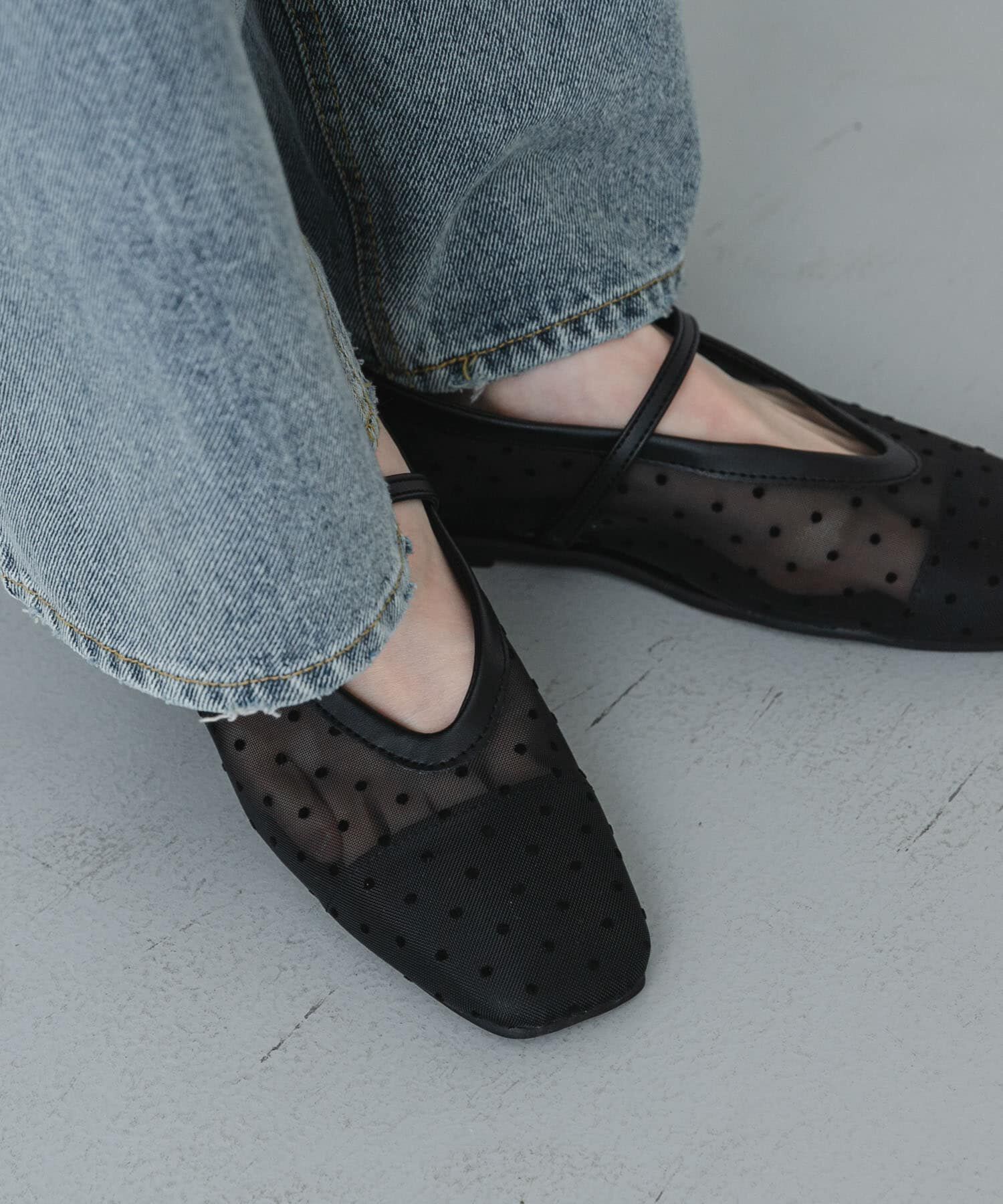 SENSE OF PLACE by URBAN RESEARCH「シアードットフラットパンプス」|パンプス|