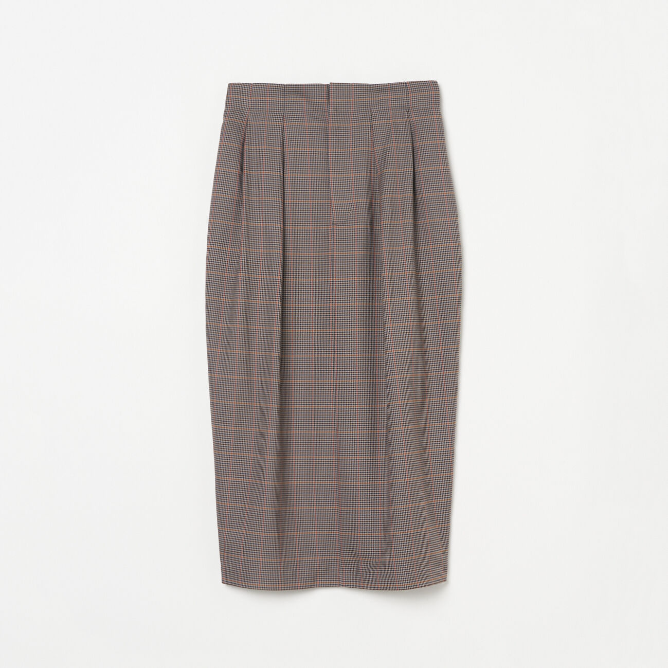 HELIOPOLE「HELIOPOLE CHECK COCOON SKIRT」|スカート|ミディアムグレー