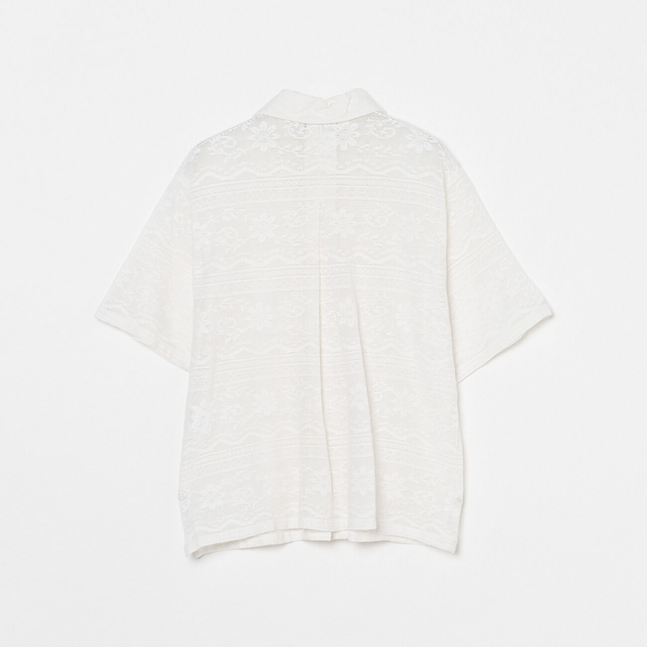  「normment COTTON LACE BUTTON SHIRT」|シャツ・ブラウス|