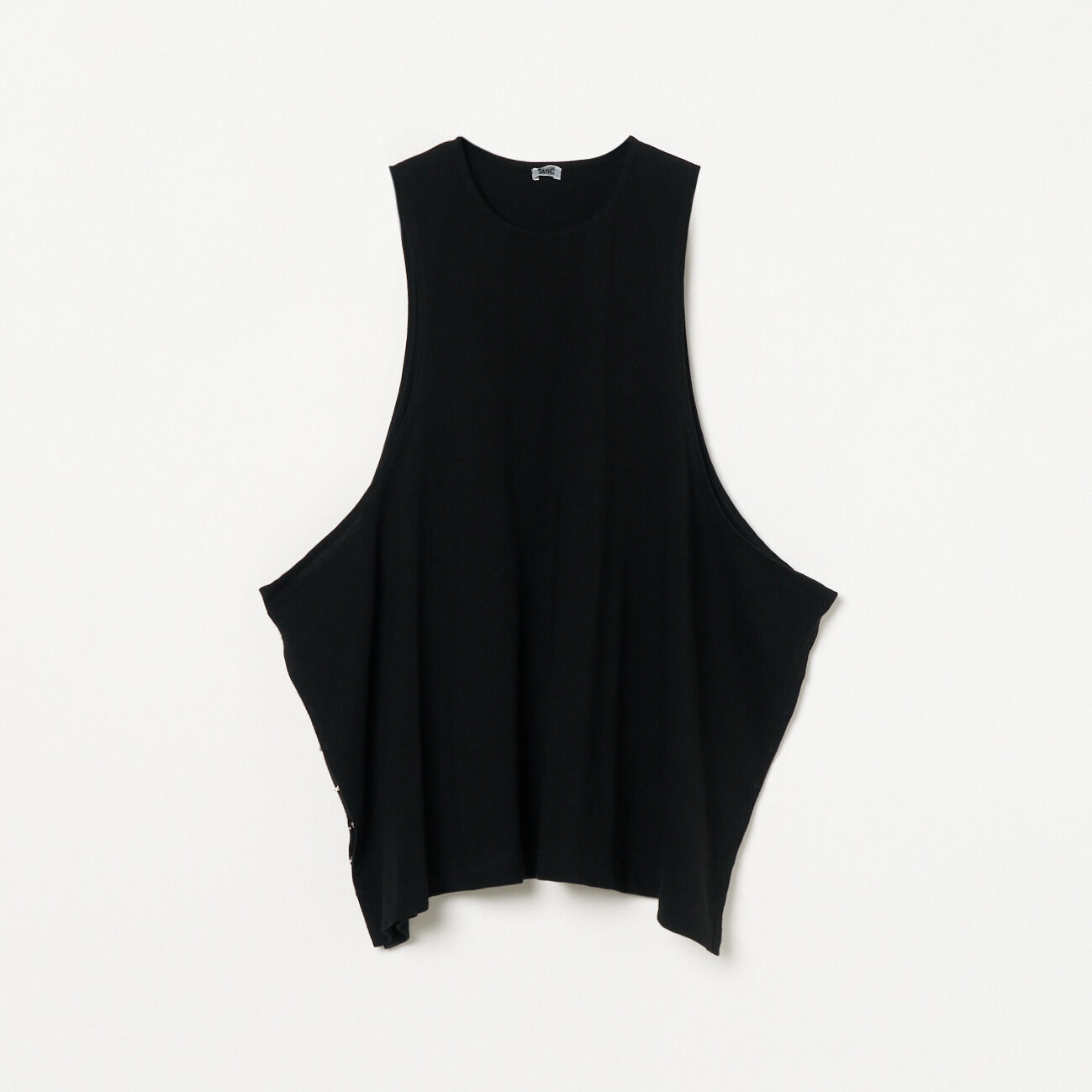  「TanC SIDE OPEN TANKTOP」|Tシャツ・カットソー|ブラック