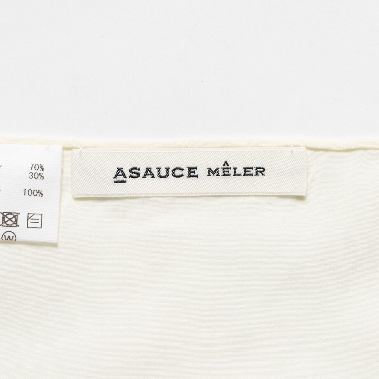  「ASAUCE MELER COTTON SILK EMBROIDERY BANDANA」|マフラー|