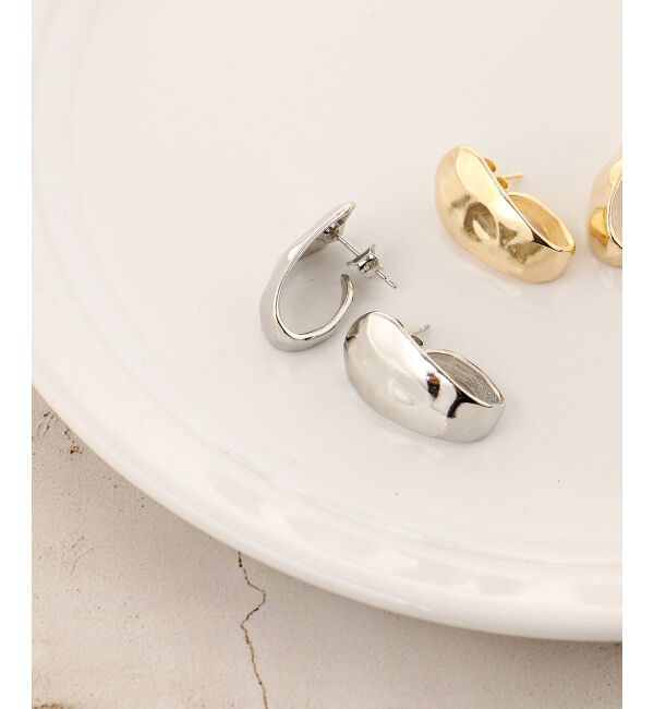 le.coeur blanc「ニュアンスドロップピアス」|ピアス|