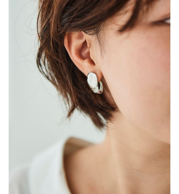 le.coeur blanc「ニュアンスドロップピアス」|ピアス|