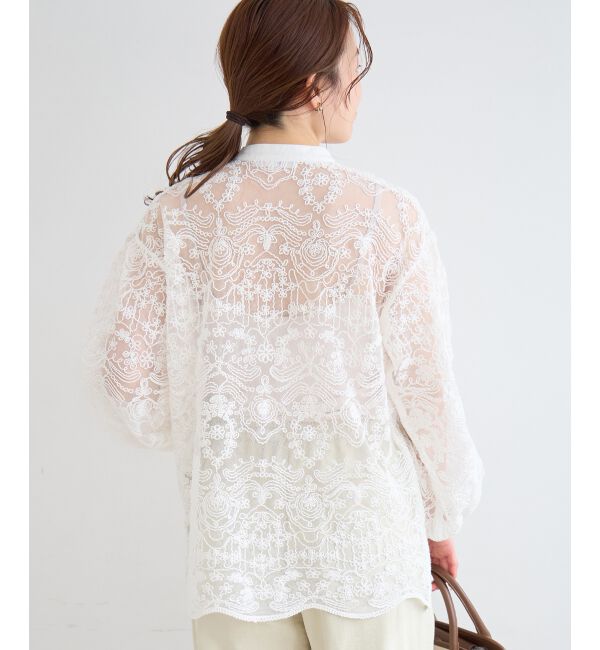  「TORRAZZO DONNA別注エンブロイダリーレースシャツ」|シャツ・ブラウス|