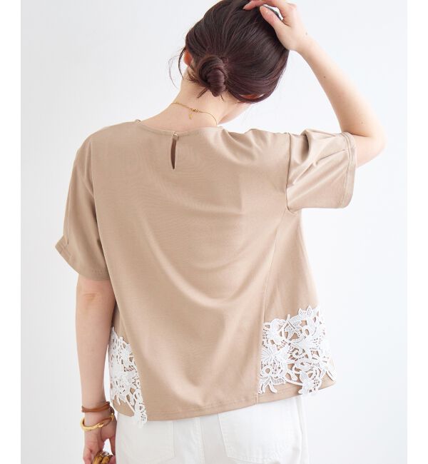  「サイドレースカットソー」|Tシャツ・カットソー|