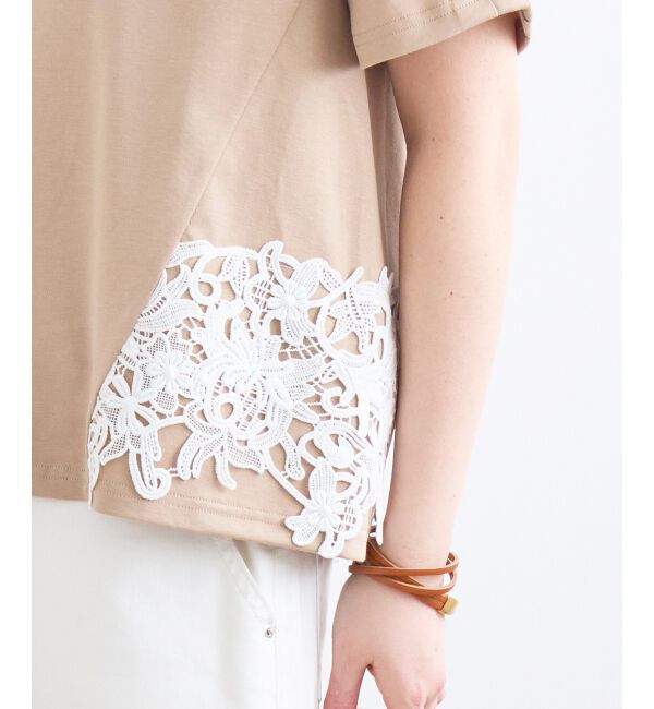  「サイドレースカットソー」|Tシャツ・カットソー|