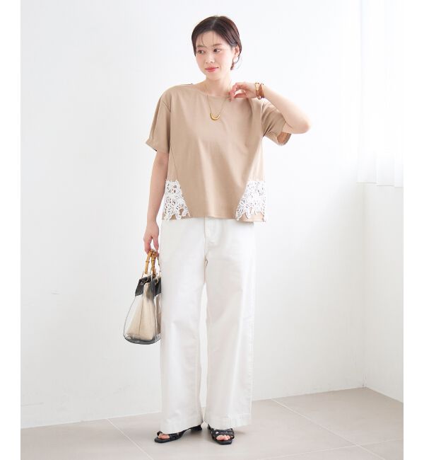  「サイドレースカットソー」|Tシャツ・カットソー|