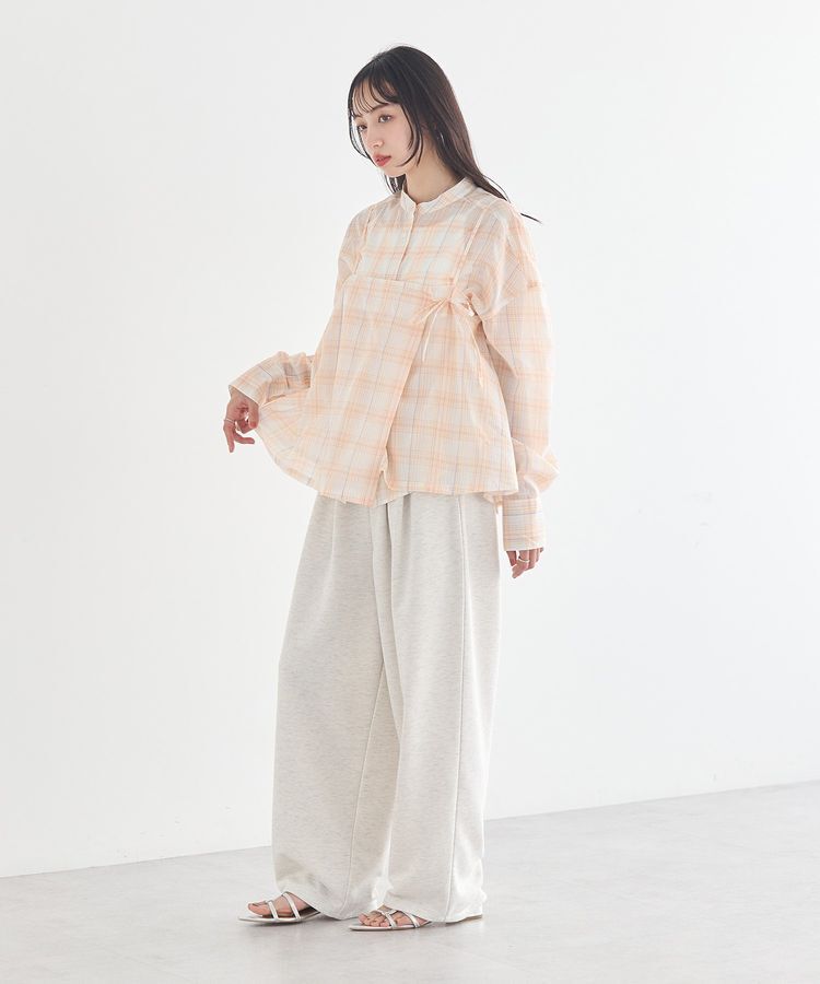 earth music&ecology「SET2点エプロンライクビスチェ＋シャツ」|シャツ・ブラウス|