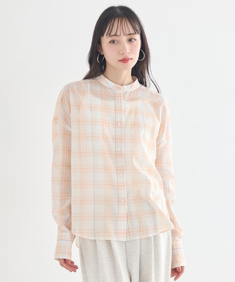 earth music&ecology「SET2点エプロンライクビスチェ＋シャツ」|シャツ・ブラウス|