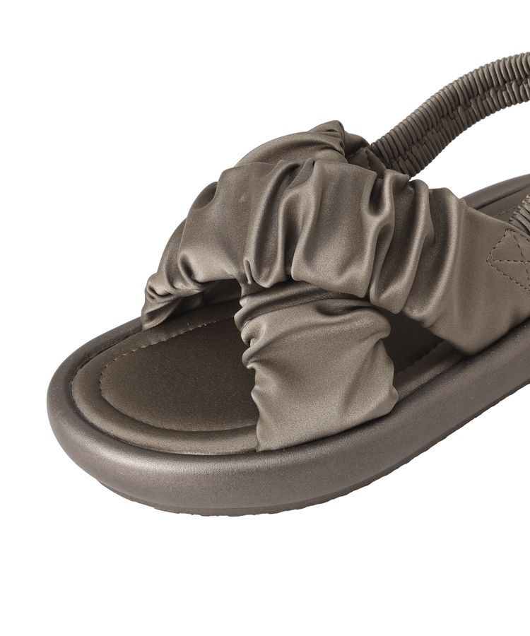 earth music&ecology「ギャザークロスサンダル」|サンダル|