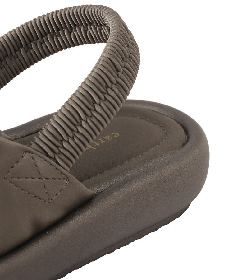 earth music&ecology「ギャザークロスサンダル」|サンダル|