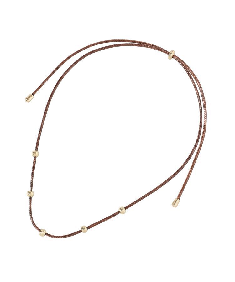 earth music&ecology「メタルポイントコードネックレス」|ネックレス|