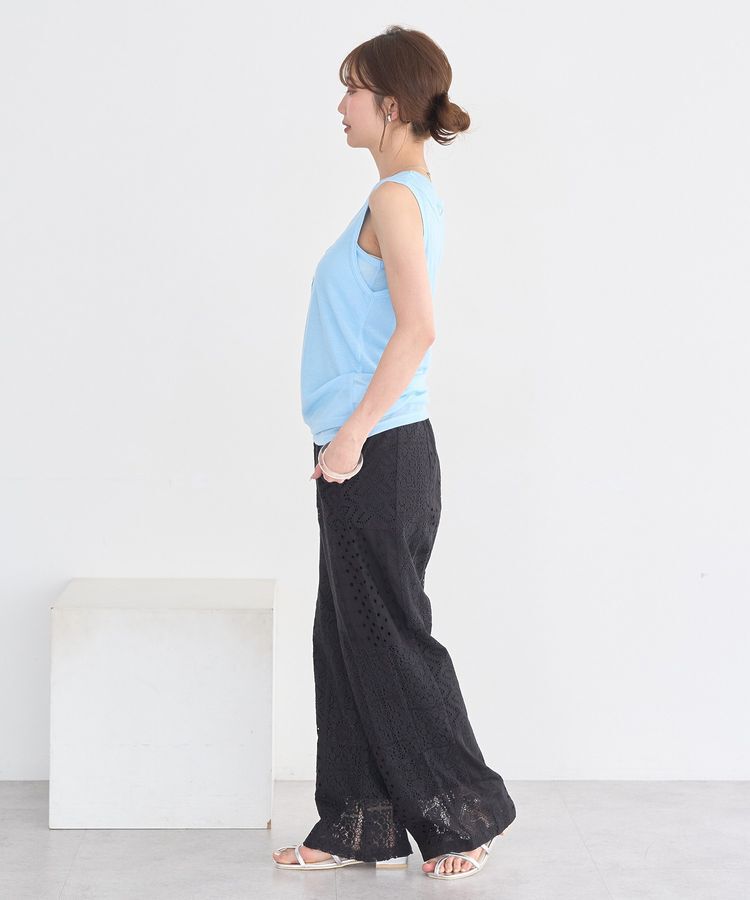 earth music&ecology「シアーフライスレイヤードタンクトップ」|インナー|