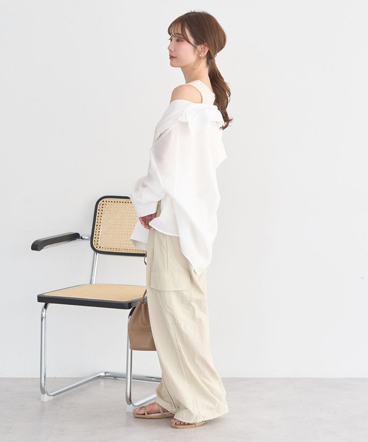 earth music&ecology「シアーフライスレイヤードタンクトップ」|インナー|