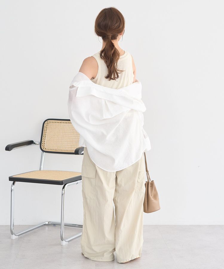 earth music&ecology「シアーフライスレイヤードタンクトップ」|インナー|