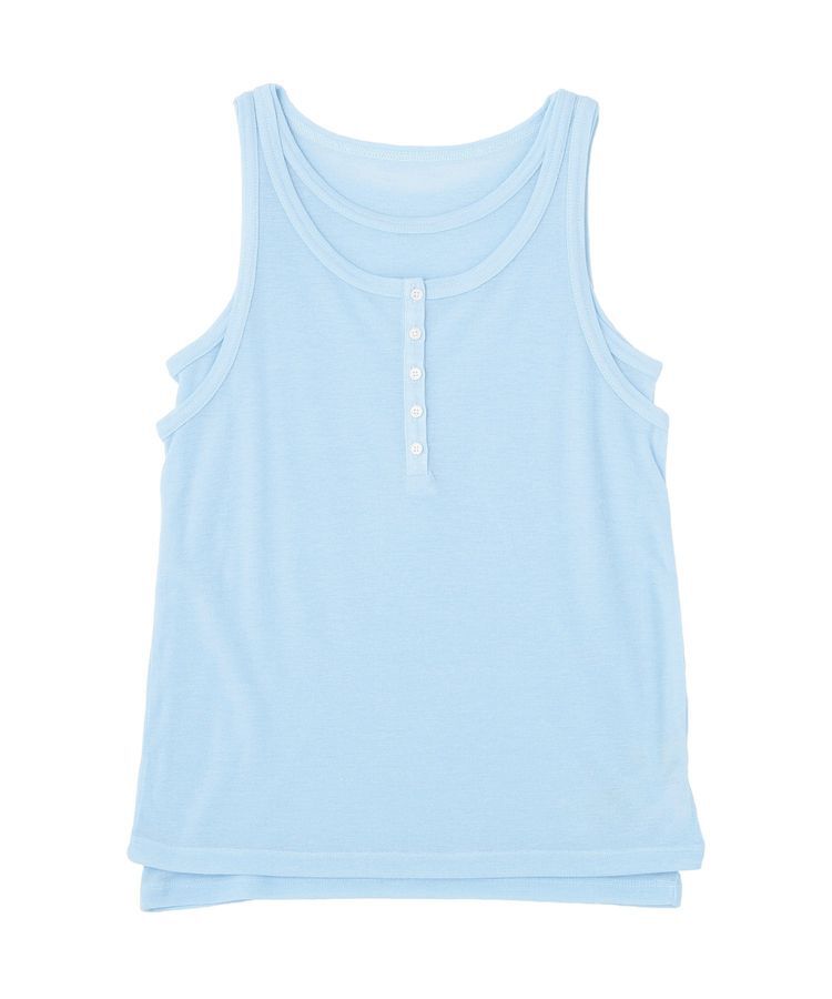 earth music&ecology「シアーフライスレイヤードタンクトップ」|インナー|