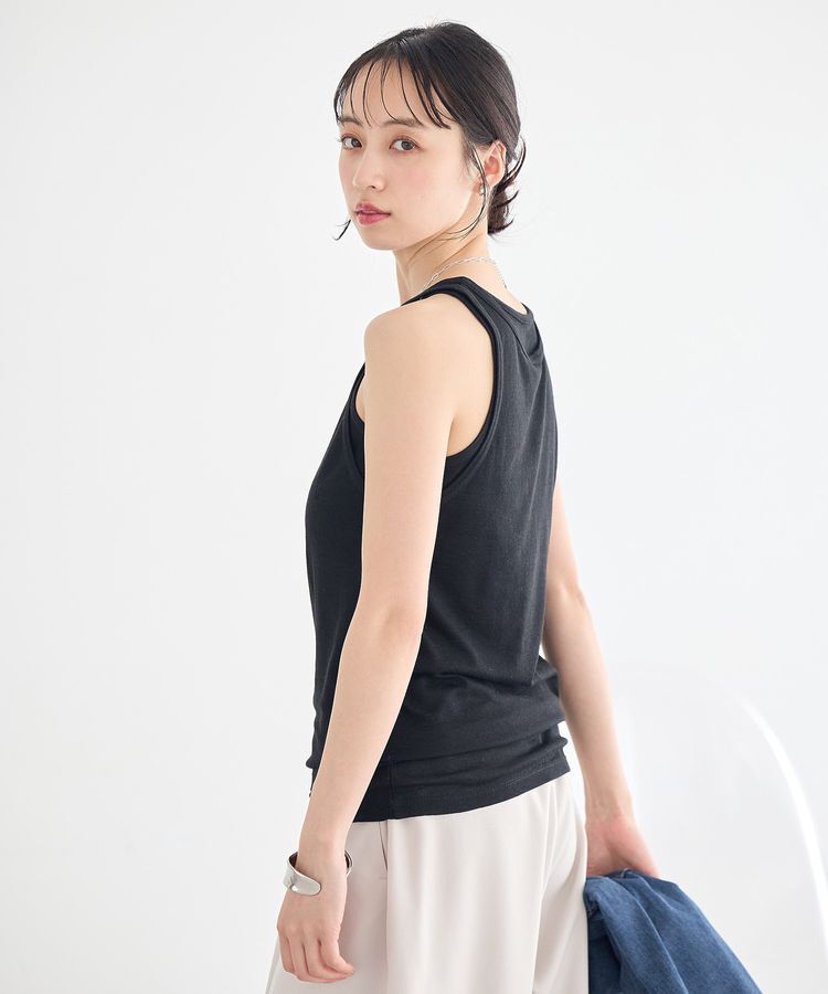 earth music&ecology「シアーフライスレイヤードタンクトップ」|インナー|
