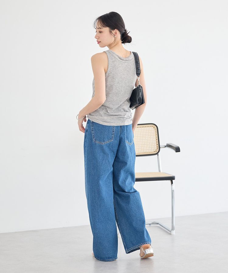 earth music&ecology「シアーフライスレイヤードタンクトップ」|インナー|