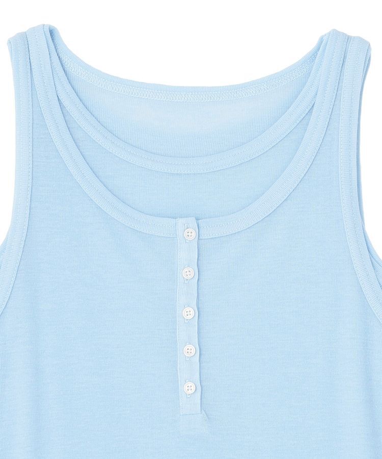 earth music&ecology「シアーフライスレイヤードタンクトップ」|インナー|