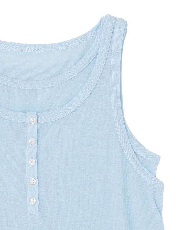 earth music&ecology「シアーフライスレイヤードタンクトップ」|インナー|