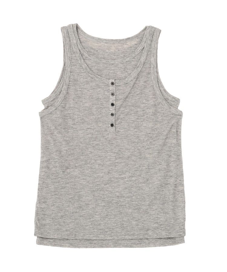 earth music&ecology「シアーフライスレイヤードタンクトップ」|インナー|