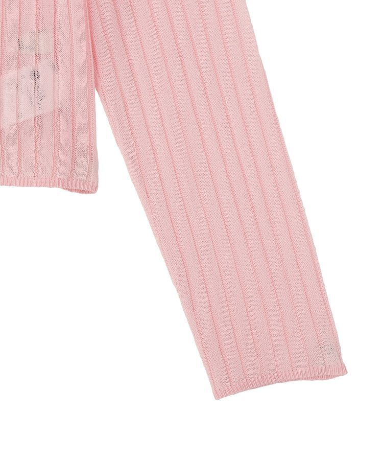 earth music&ecology「シアーリブカーディガン」|カーディガン|