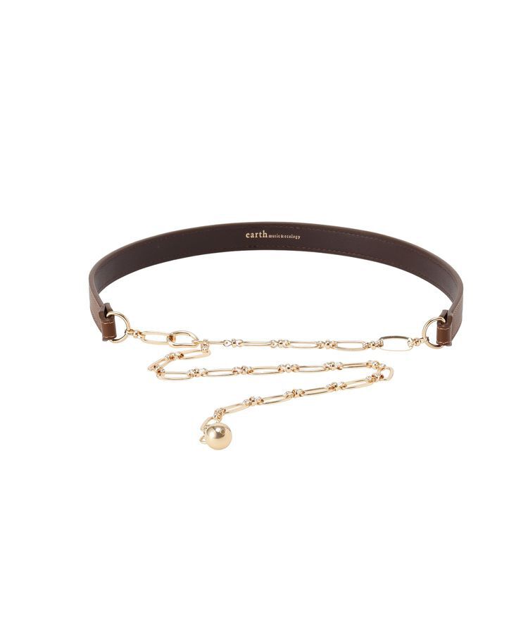 earth music&ecology「デザインチェーンMIXベルト」|ベルト|