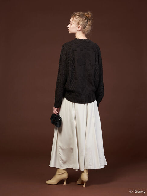  「ケーブルニットプルオーバー/Mickey」|ニット・セーター|