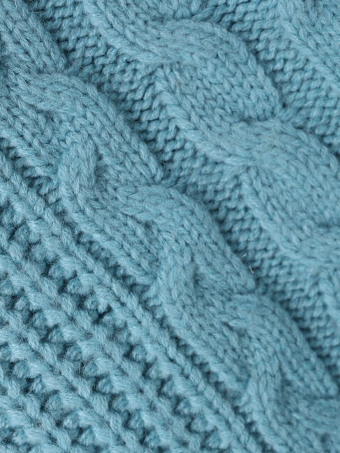  「ざっくりVネックケーブルニットプルオーバー」|ニット・セーター|