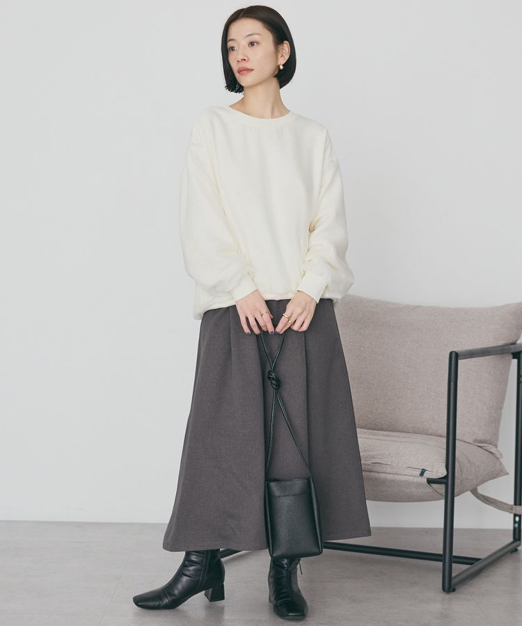 AMERICAN HOLIC「オーガンジーレイヤードスウェットプルオーバー」|Tシャツ・カットソー|