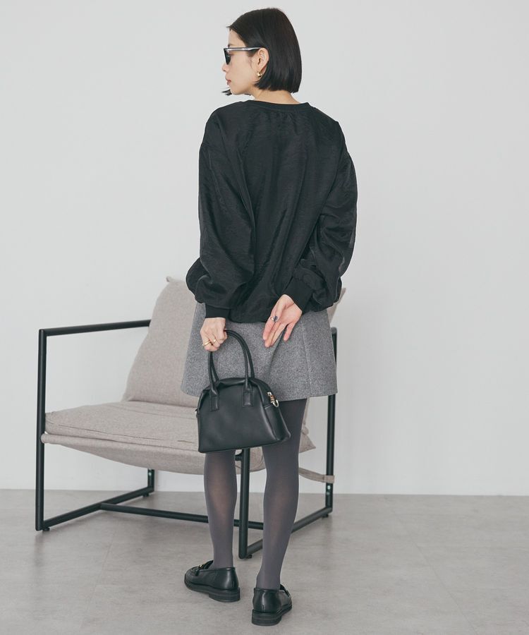 AMERICAN HOLIC「オーガンジーレイヤードスウェットプルオーバー」|Tシャツ・カットソー|