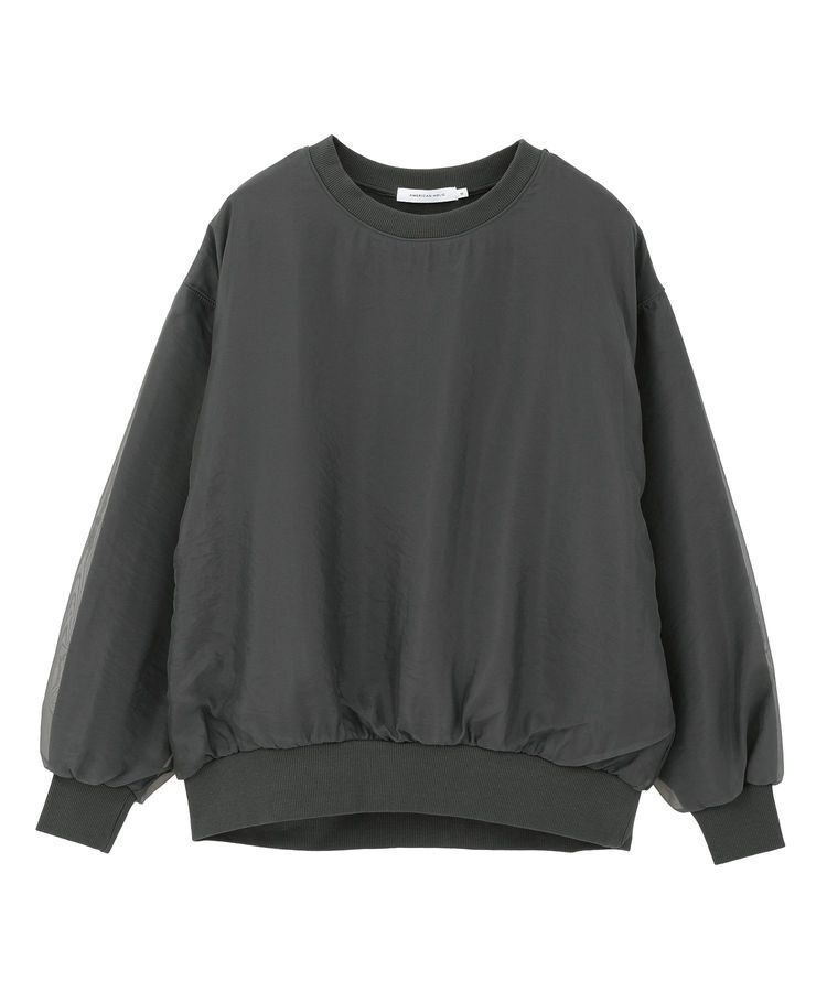 AMERICAN HOLIC「オーガンジーレイヤードスウェットプルオーバー」|Tシャツ・カットソー|