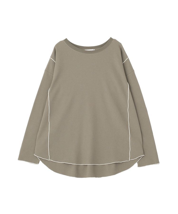 AMERICAN HOLIC「【WEB限定】ワッフル配色メロープルオーバー」|Tシャツ・カットソー|