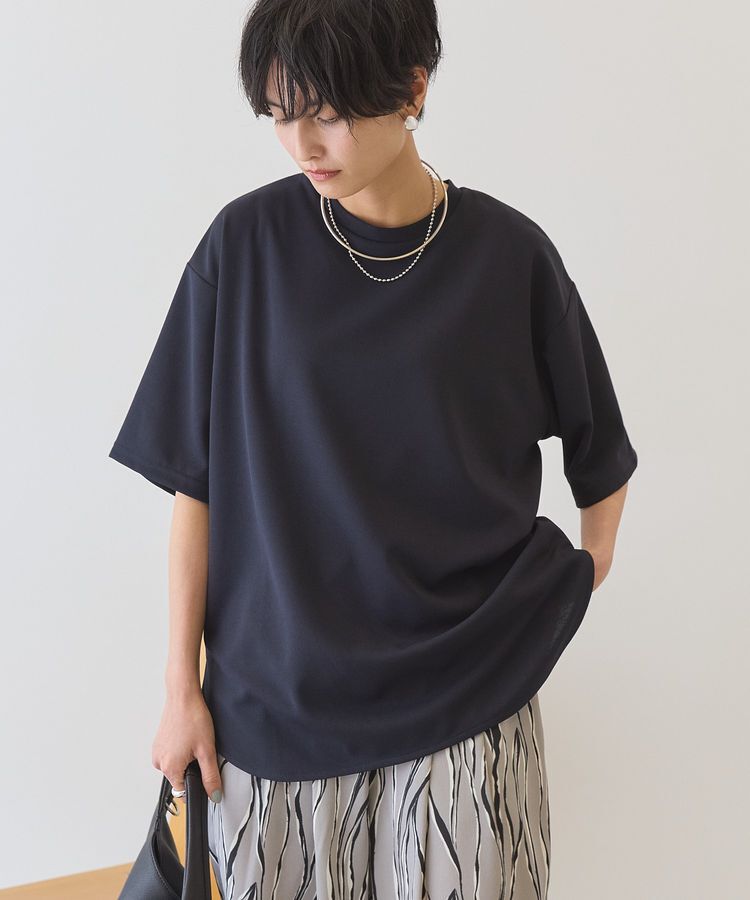 AMERICAN HOLIC「【接触冷感】ジョーゼットプルオーバー【WEB限定カラー有り】」|Tシャツ・カットソー|Black