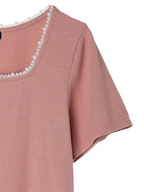 Green Parks「・SUGAR　SPOON　パールスクエアプルオーバー」|Tシャツ・カットソー|