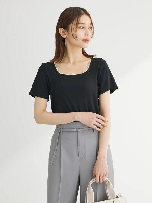 Green Parks「・SUGAR　SPOON　パールスクエアプルオーバー」|Tシャツ・カットソー|