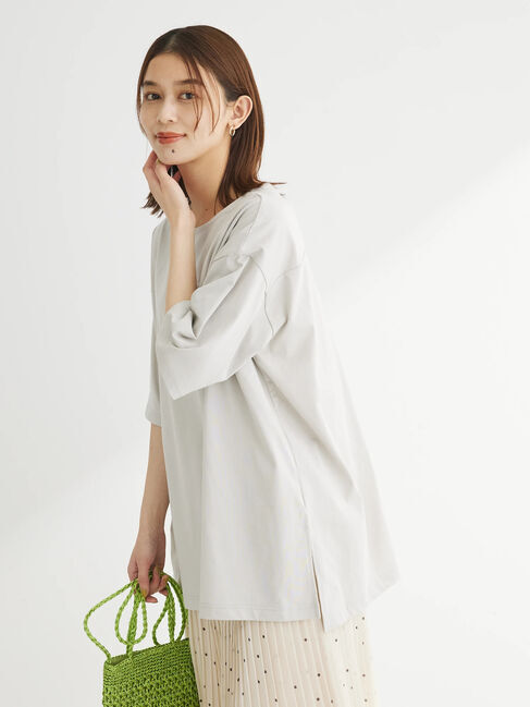 Green Parks「冷っとすずやか　バックカシュクールチュニック」|チュニック|