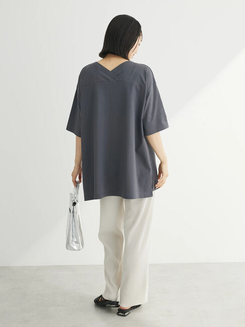 Green Parks「冷っとすずやか　バックカシュクールチュニック」|チュニック|