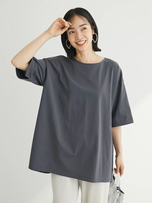 Green Parks「冷っとすずやか　バックカシュクールチュニック」|チュニック|