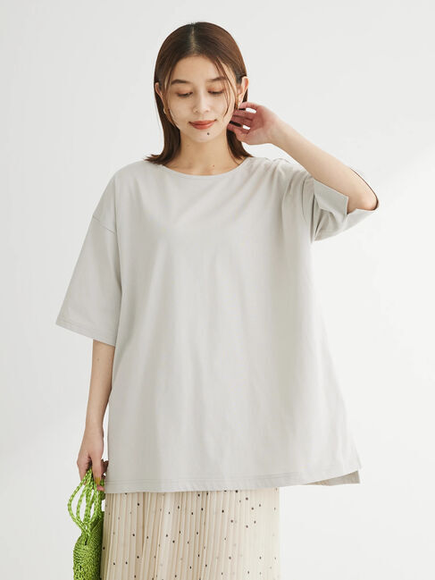 Green Parks「冷っとすずやか　バックカシュクールチュニック」|チュニック|