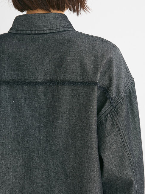 Green Parks「・SUGAR　SPOON　クロップドデニムシャツ」|シャツ・ブラウス|