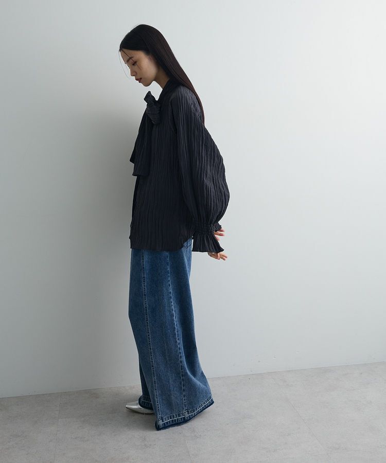 AnriettMusee「ボウタイリボンブラウス」|シャツ・ブラウス|