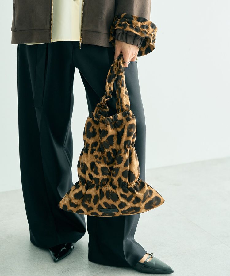 YECCA VECCA「【CONTROL FREAK】ギャザー2WAYバッグ」|その他|Leopard