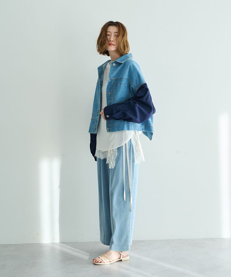 Editt by YECCA VECCA「【2点SET】レイヤードワイドパンツ」|その他|