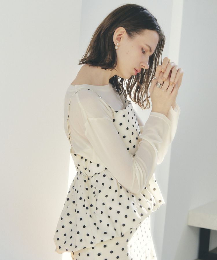 YECCA VECCA「パヴェボールパールピアス」|ピアス|