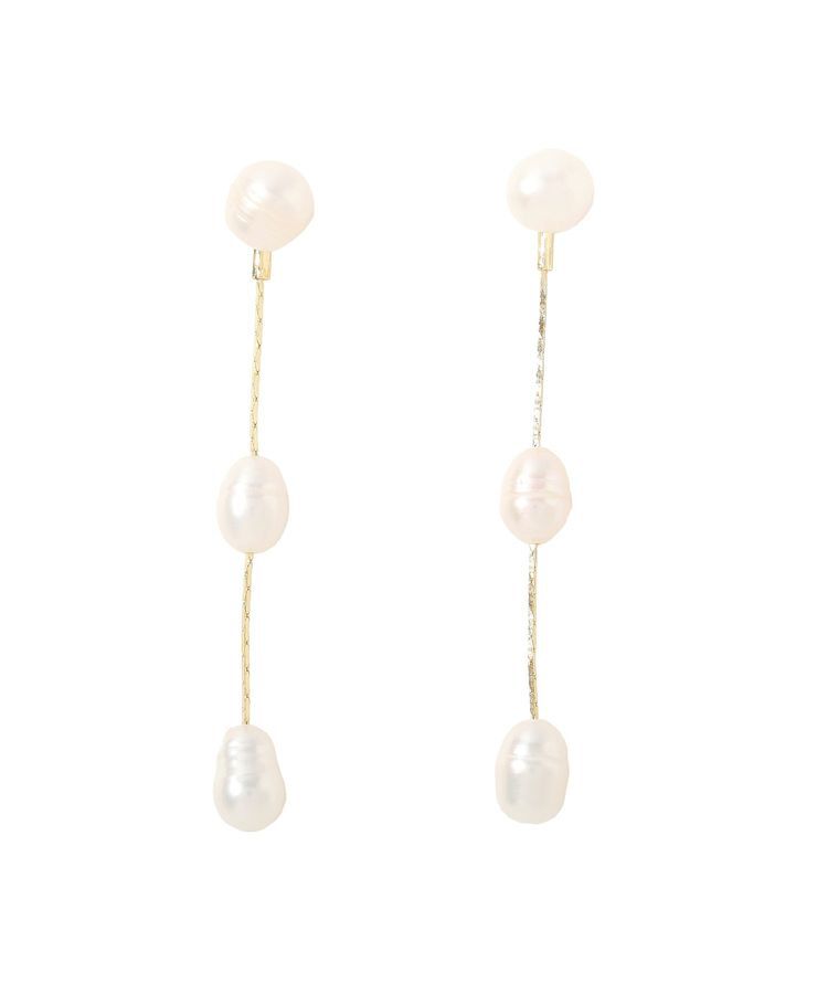 YECCA VECCA「2way淡水パールピアス」|ピアス|